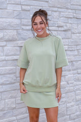 Modal Scuba Luxe Short Sleeve Top