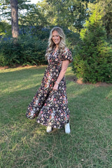 DEVON FLORAL MIDI DRESS