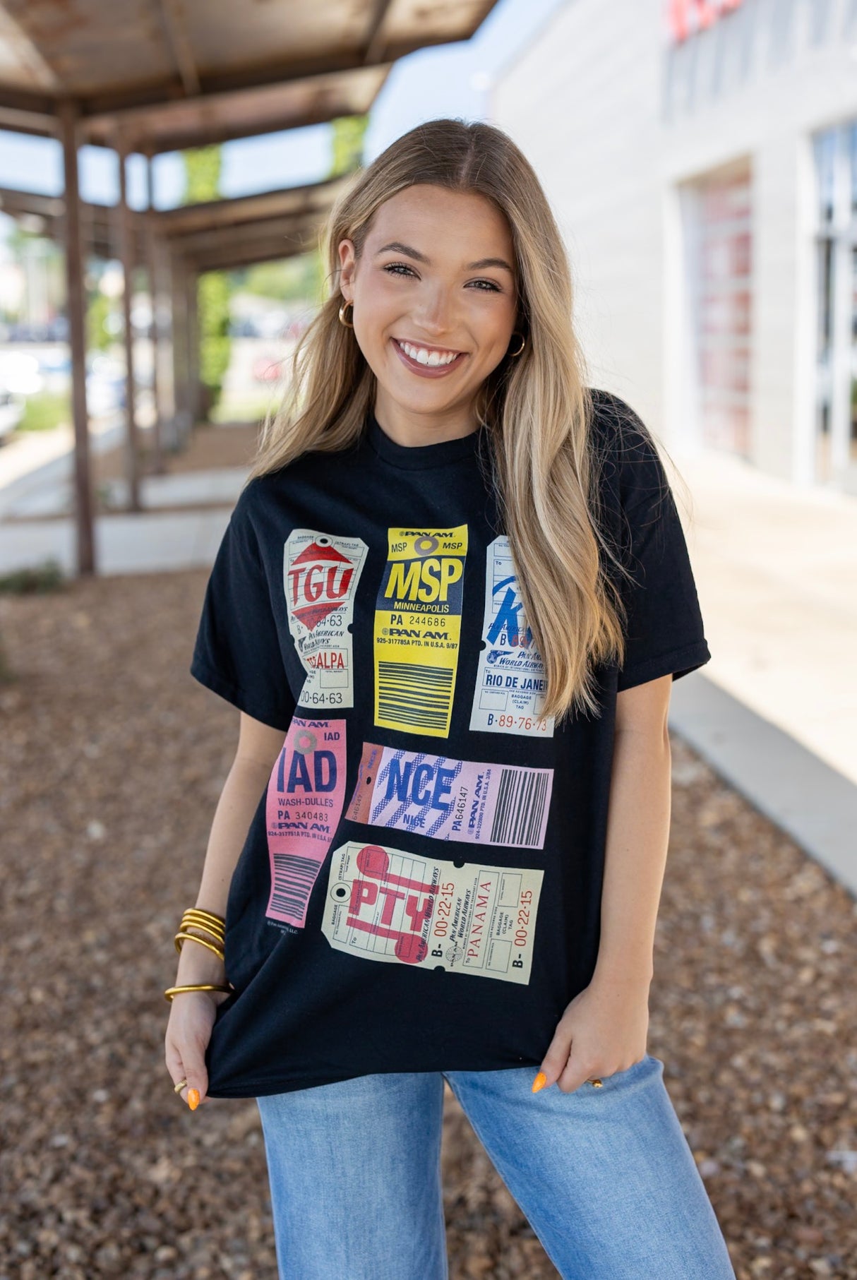 Pan Am Luggage Tee