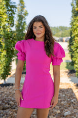 Brenna Balloon Sleeve Dress