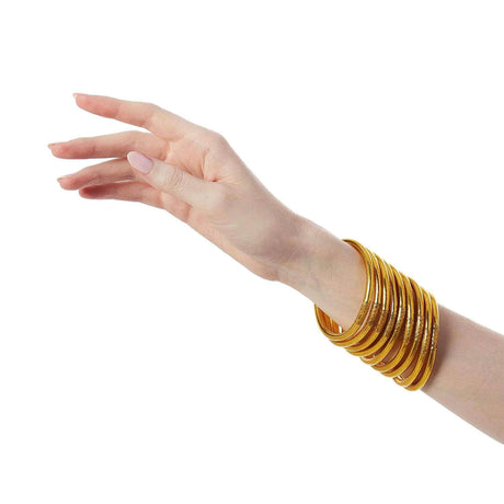 BUDHAGIRL SET OF 9 ALL WEATHER BANGLES