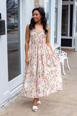 Perry Smocked Midi Dress