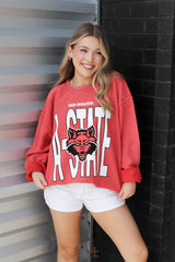 Wolves Up Corded Sweatshirt