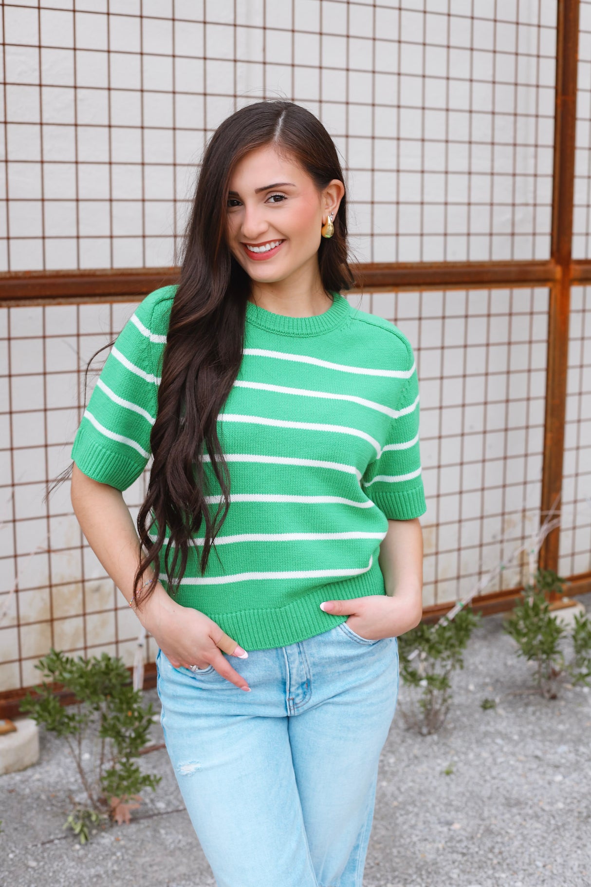 Essential Stripe Sweater Top