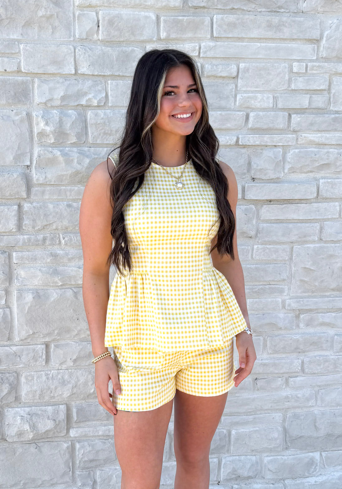 Gingham Shorts