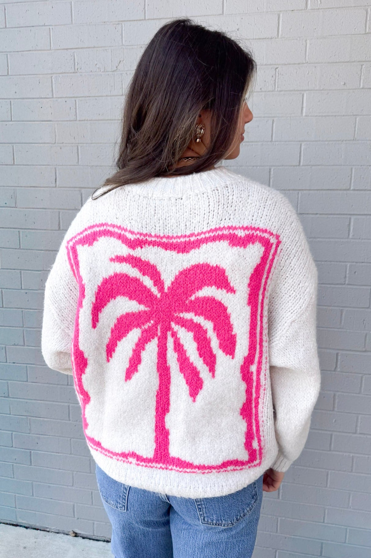 Palm Tree Sweater
