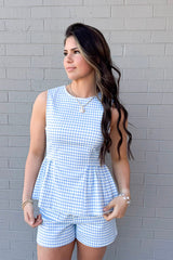 Gingham Shorts