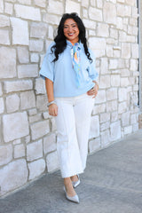 Oversized Crewneck Short Sleeve Sweater