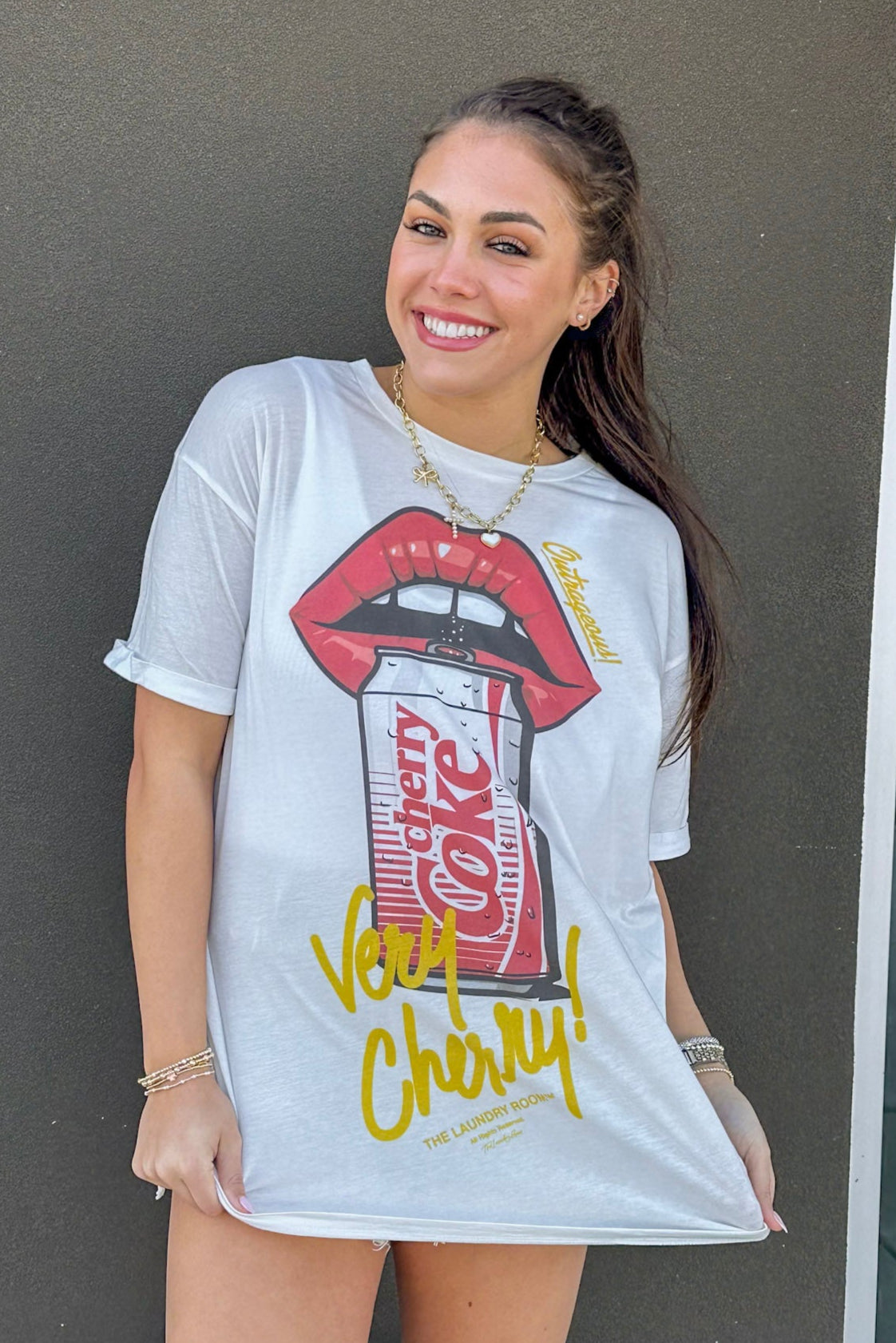 VERY CHERRY COKE LIPS TEE