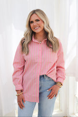 Striped Button Down Shirt