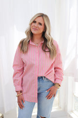 Striped Button Down Shirt