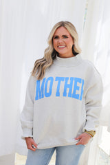 Mother/Cool Mom Reversible Mockneck