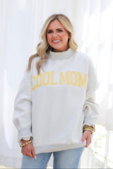 Mother/Cool Mom Reversible Mockneck