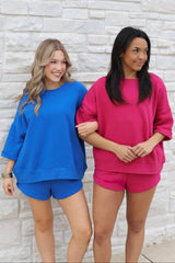 Malibu Lounge Drop Shoulder Top