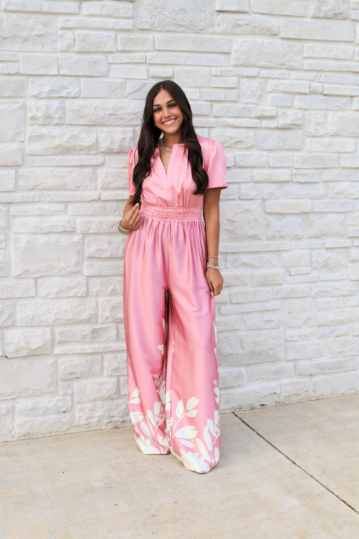 Trina Tropics Leaf Jumpsuit (Multiple Colors)