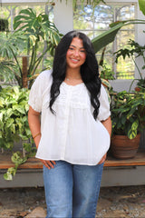 Delicate Ruffle Blouse