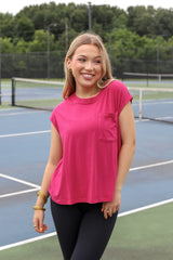 Sunkissed Pima Cotton Pocket Tee