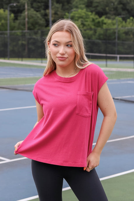 Sunkissed Pima Cotton Pocket Tee