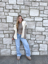 SOFT FUR VEST JACKET