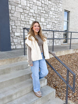 SOFT FUR VEST JACKET