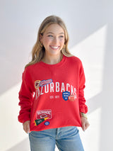 RAZORBACK PATCHES SWEATSHIRT