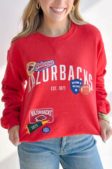 RAZORBACK PATCHES SWEATSHIRT