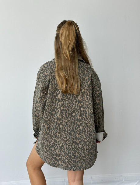 CHEETAH OVERSIZED JACKET