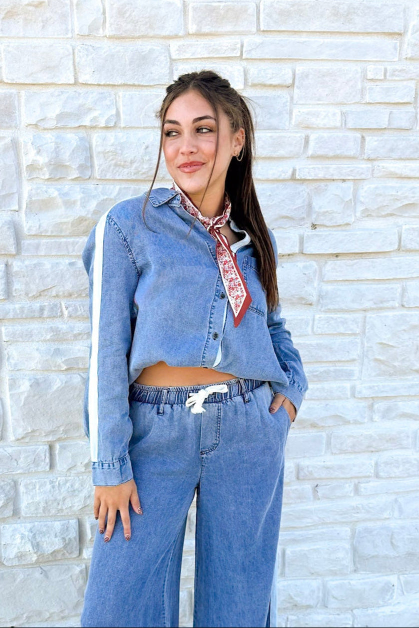 WASHED BUTTON DOWN