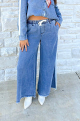 DRAWSTRING WASHED JOGGER