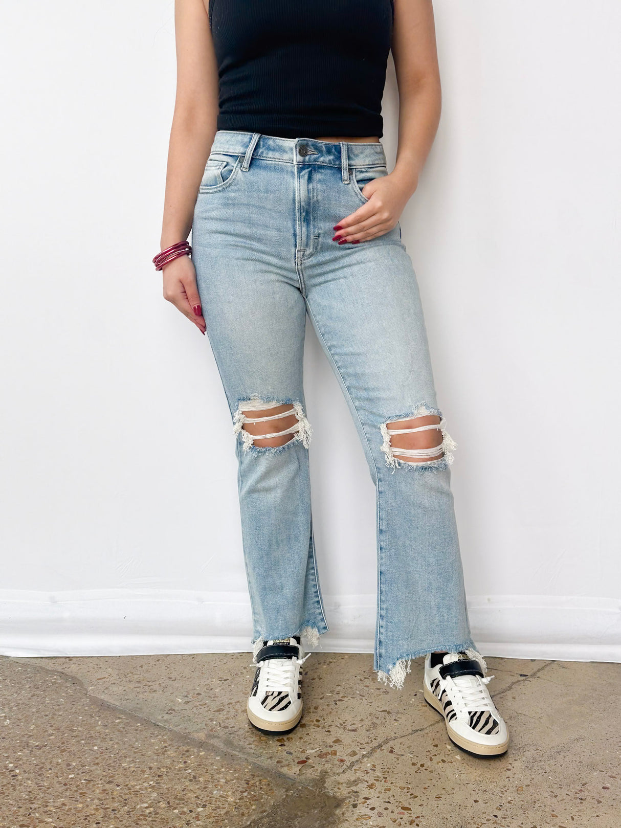 HAPPI BASIC CROP FLARE