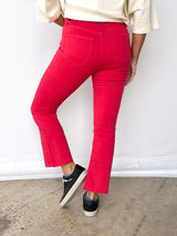 KIMMY HIGH RISE CROP FLARE JEAN