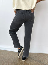 CHARCOAL HIGH RISE JEAN