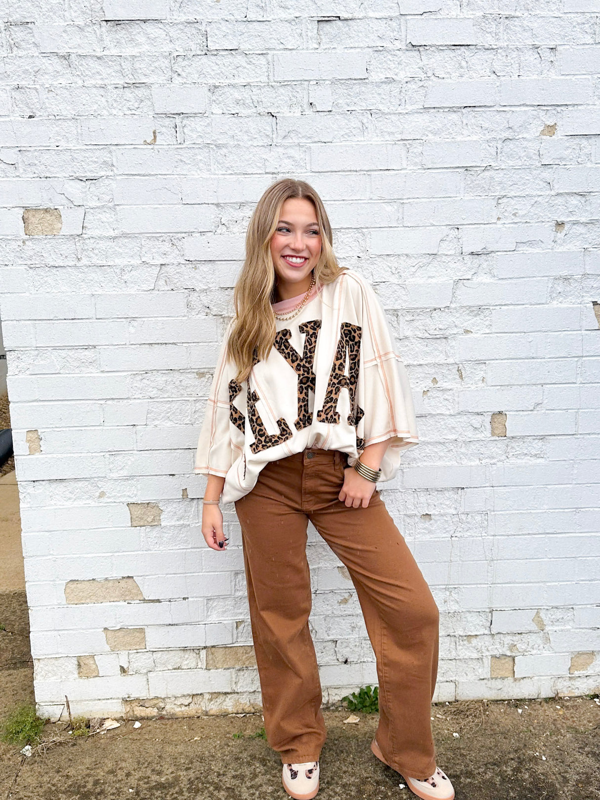 TEXAS WILD PATCHWORK STITCH TOP