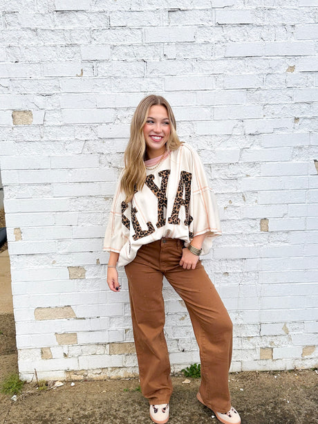 TEXAS WILD PATCHWORK STITCH TOP