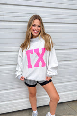 TEXAS MOCK NECK PULLOVER