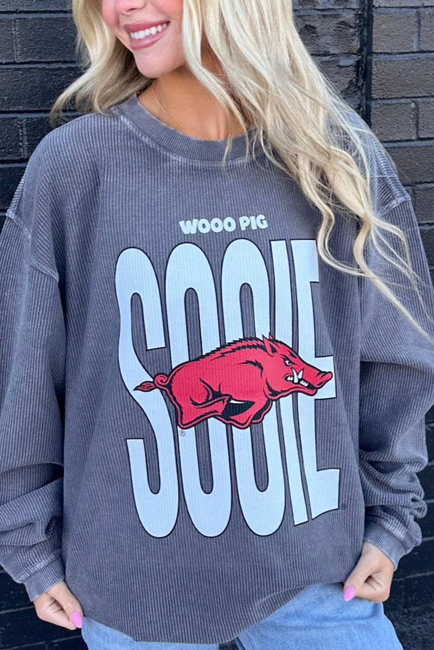 WOO PIG SOOIE CORDED SWEATSHIRT