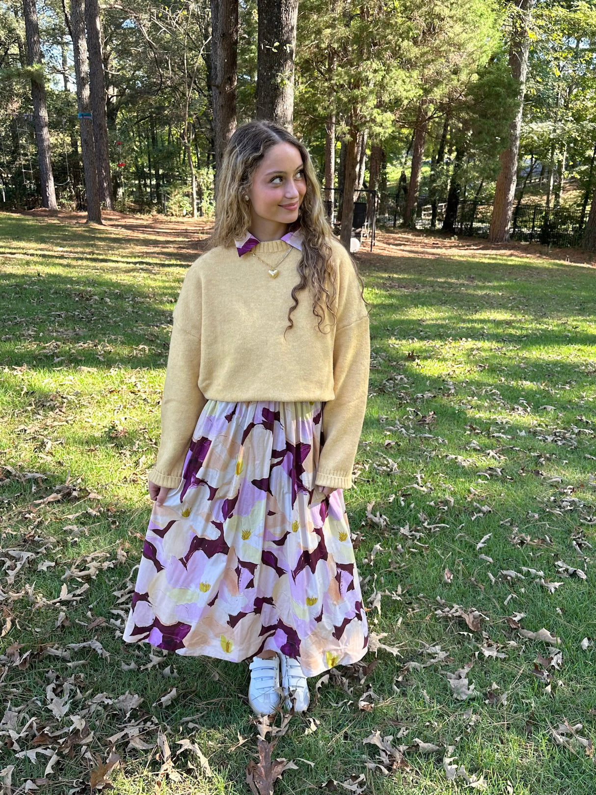 TIE BACK MINI SWEATER