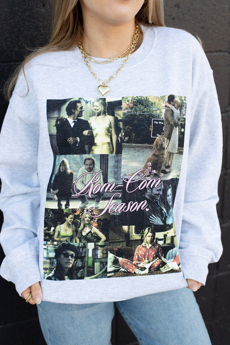 Rom Com Season Collage Sweatshirt