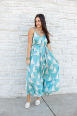 Coastal Reverie Flared Maxi