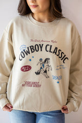 Cowboy Classic Patchwork Sweatshirt