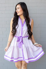 Sylvia Stripe Shirt Dress