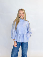 LAURALYNN SMOCK BLOUSE