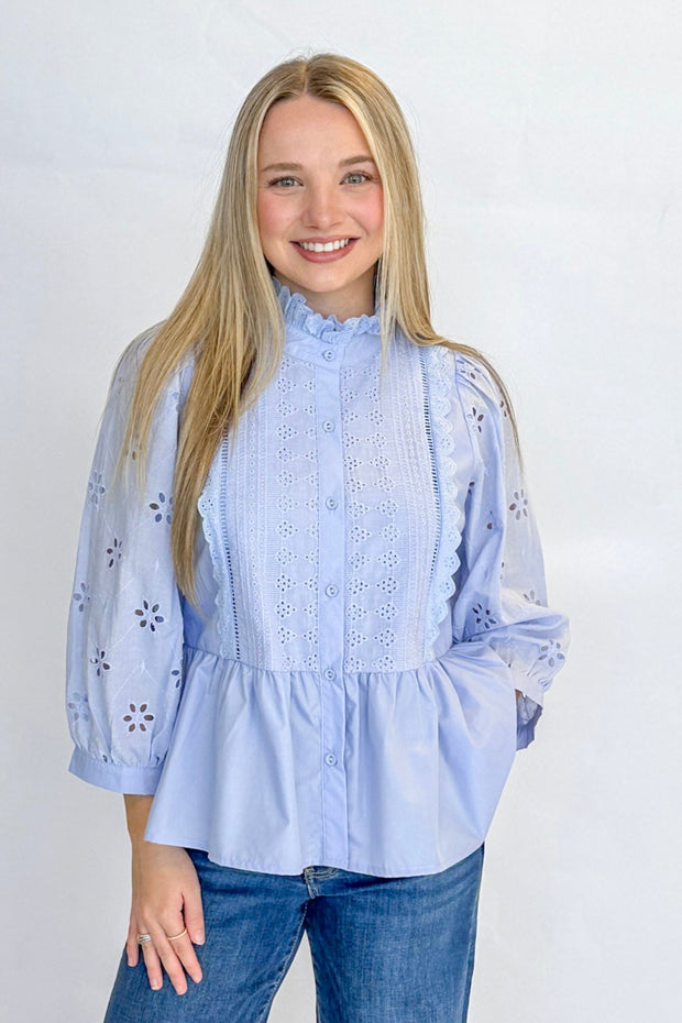 LAURALYNN SMOCK BLOUSE