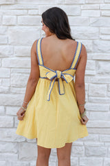 Whipstitch Summer Mini Dress