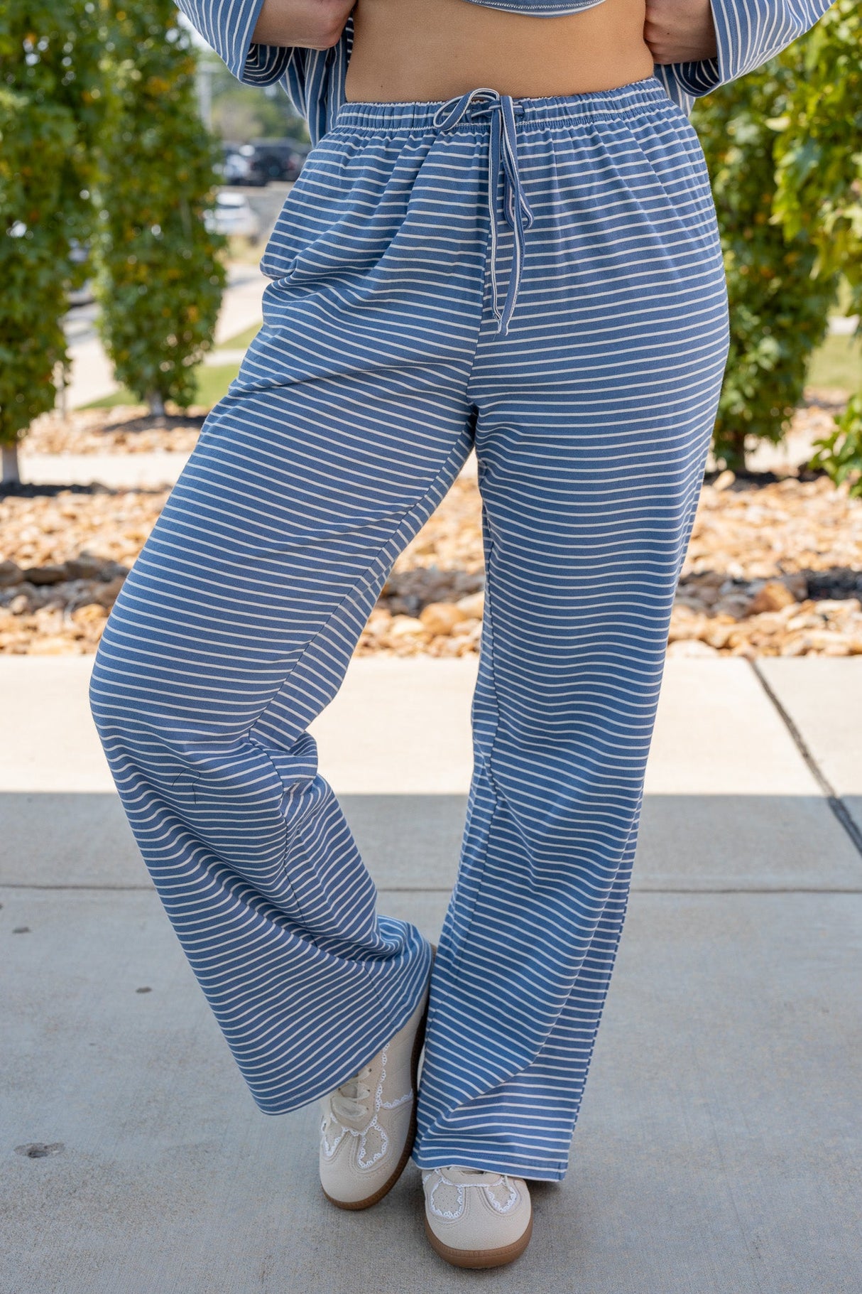 Sunday Stroll Striped Set