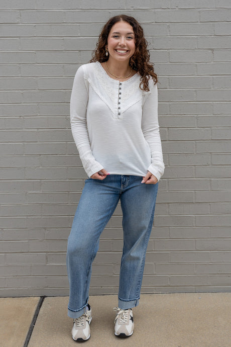 Buttoned In Bloom Long Sleeve