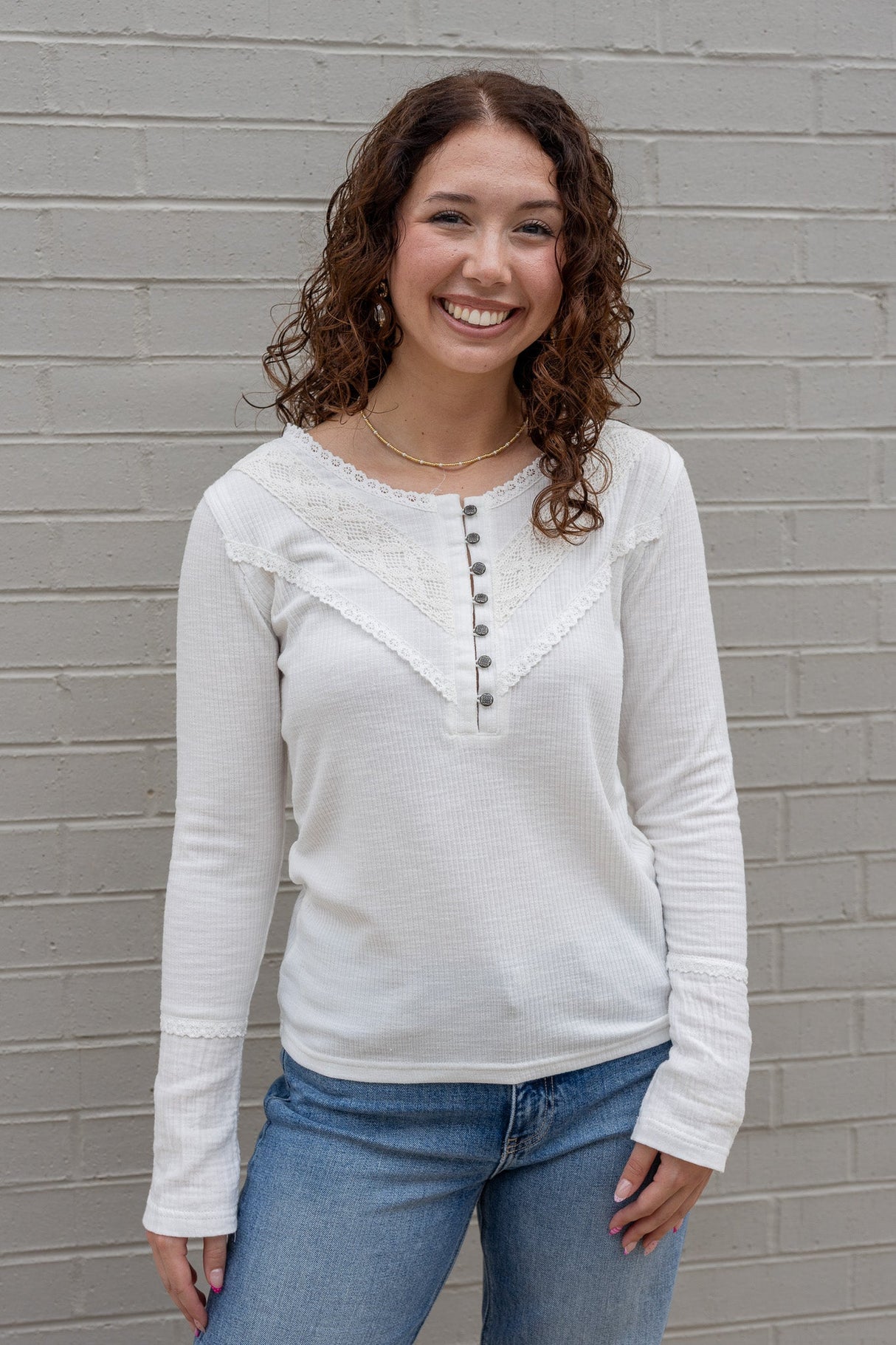 Buttoned In Bloom Long Sleeve