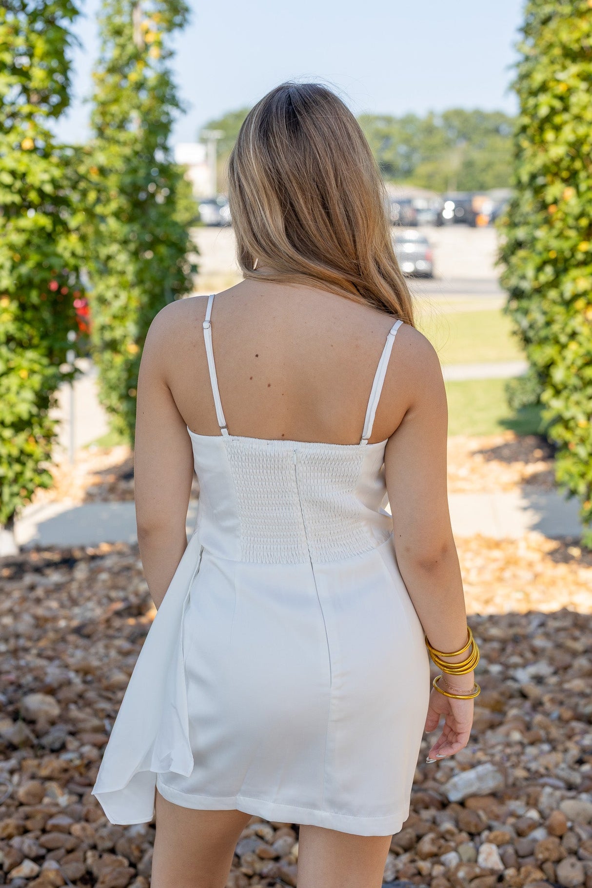 Pleated Detailed Panelled Tube Dress