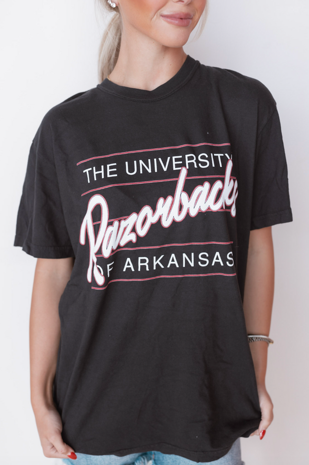 RAZORBACK 80S SCRIPT