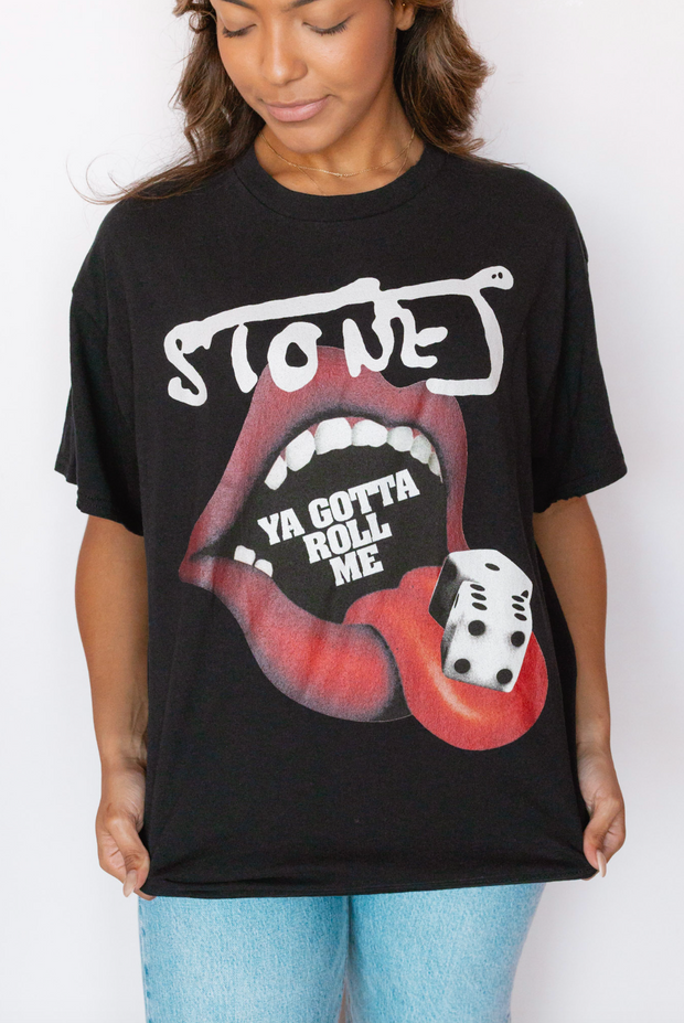 STONES ROLL ME THRIFT TEE